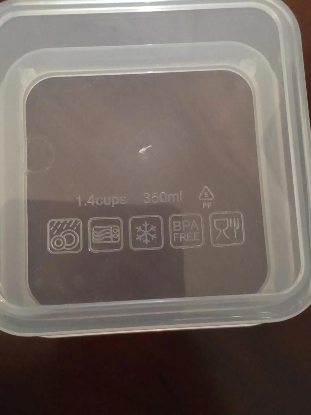 Clear Plastic Food Storage Container Set - Multipurpose (White/Clear)